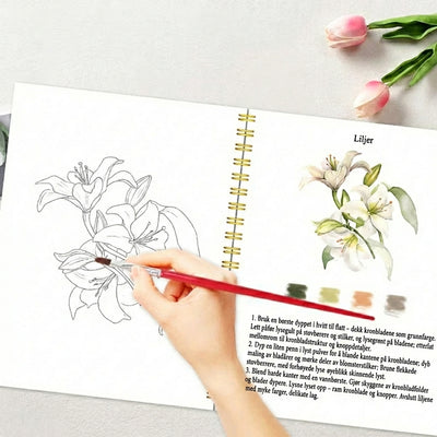 Komplett sett for akvarellmaling