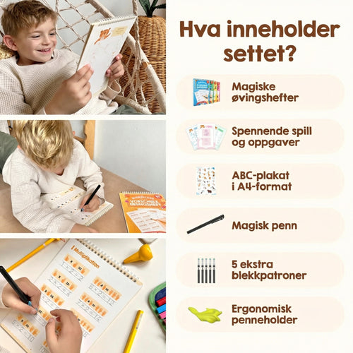 Broderiboka Magiske Øvingshefter®