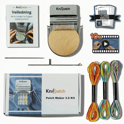 Knitpatch™ – Forvandle slitasje til design