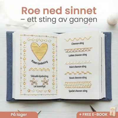 Broderibok™ – komplett broderisett for nybegynnere